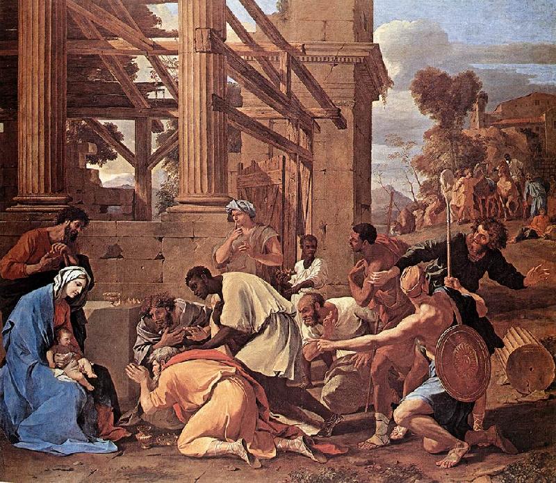 Adoration of the Magi, Nicolas Poussin